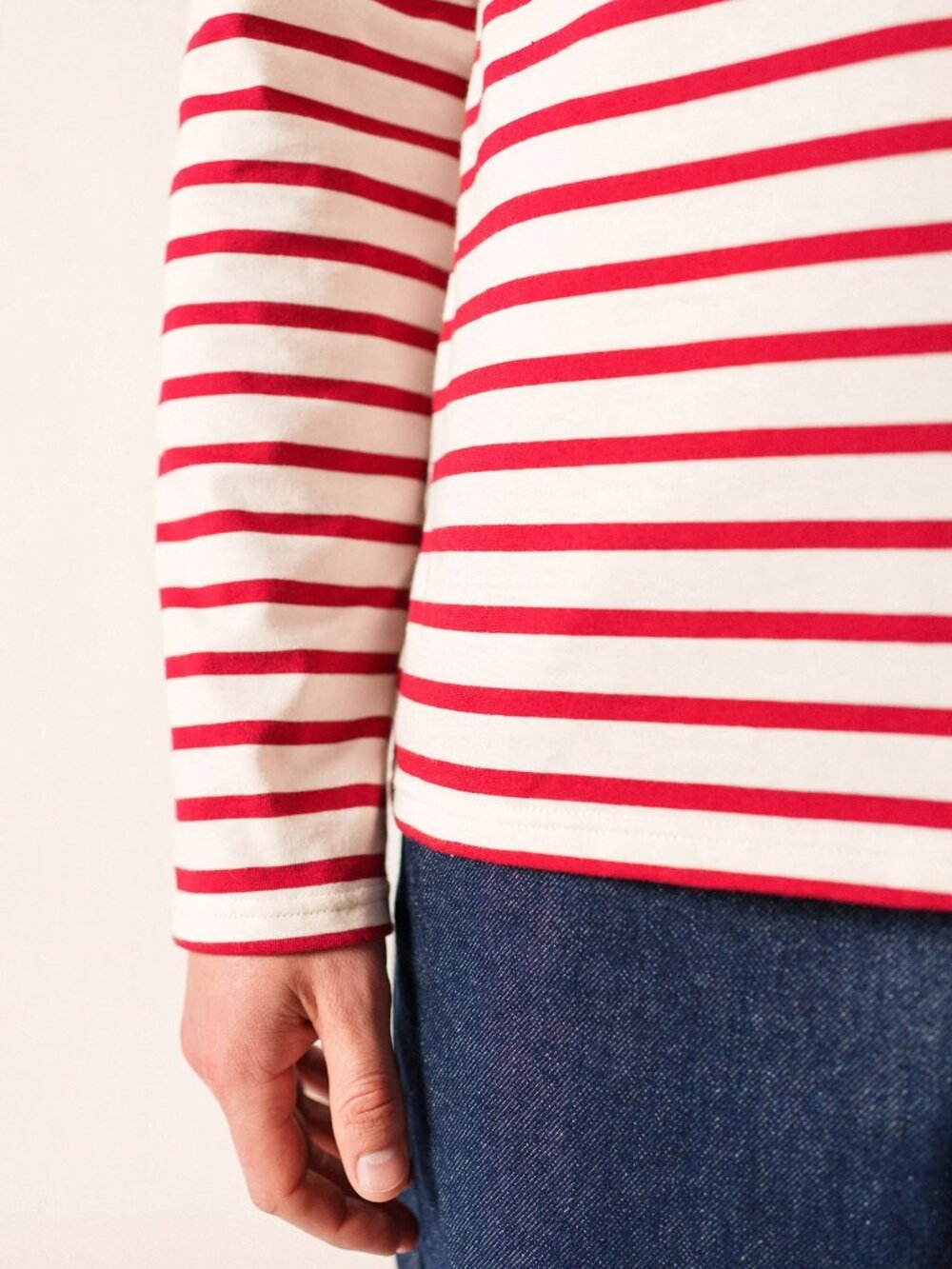 Bognor Nautical long sleeve Shirt Bogner striped quarter-zip pullover